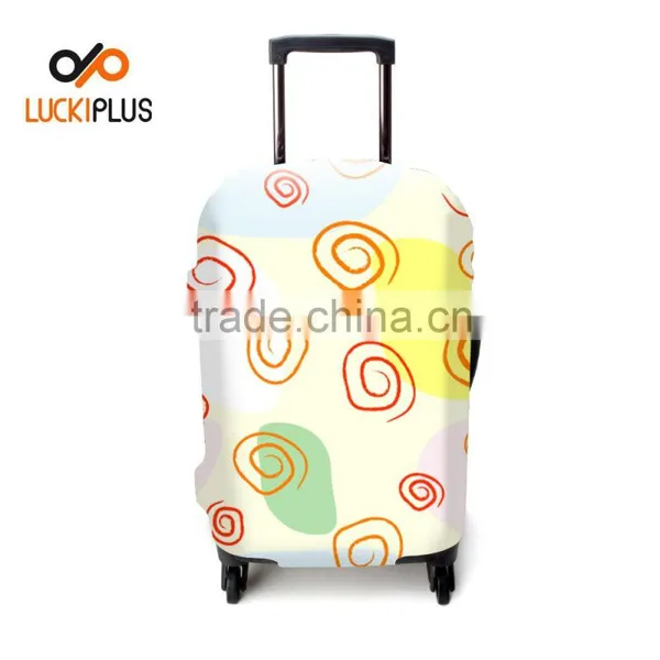 Luckiplus Thick Spandex Luggage Cover Exclusive Designed Trolley Case Cover photo-2