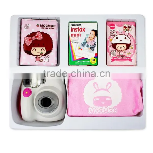 Beautiful Gift Package Fujifilm Instax Mini 7s Instant Film Blue Color Camera photo-2