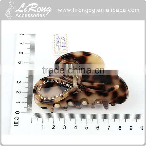 Wholesale Fashion Eco-friendly Acetate Sheet Fine Plastic Hair Claw Clips photo-3