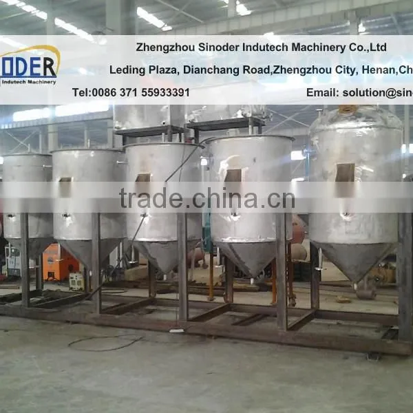 Hot Sales in Africa! 3T/D Edible Oil Refining Machine Crude Oil Refinery for Sale Mini Oil Refinery photo-2