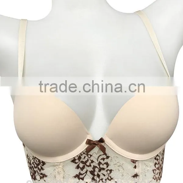 Classic Longline Bra and Panty in Stock(CSM01) photo-3