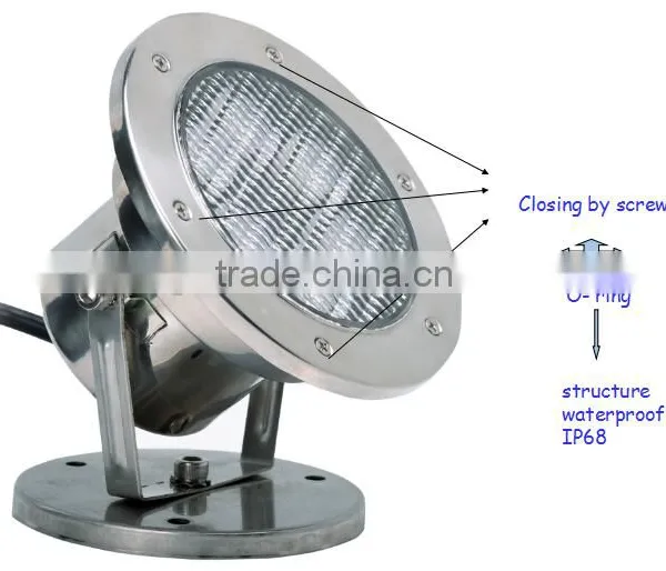 RGB IP68/316 Stainless Steel PAR30/ 38 LED Underwater Light/ Underwater Light for Fountain photo-3