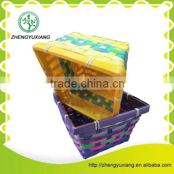 Rectangle Bamboo Vegetable Basket photo-5