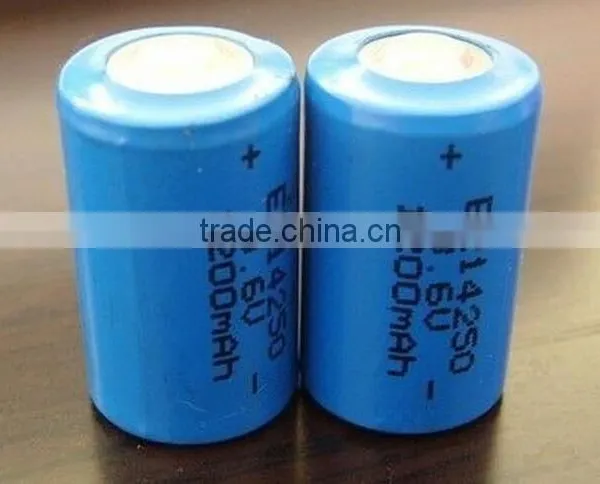 High Energy Type 1/2aa Er14250 3.6v 1200mah Er14250 Lithium Battery photo-3