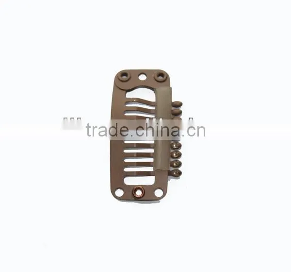 Snap Comb Clips 9 Teeths Type Clips for Hair Extension Snap Clips Hair Extension Snap Clips photo-5