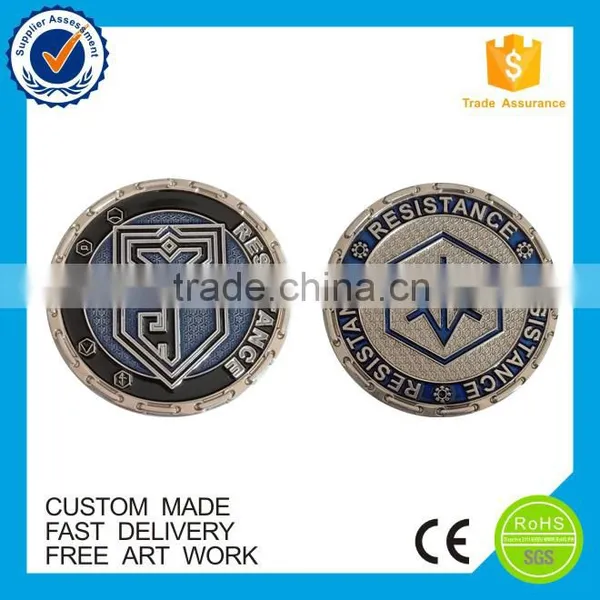 Free Artwork Promotional Directly Factory Custom Souvenir Engraved Coin photo-6