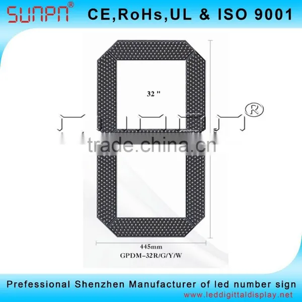 Japan 32inch Led Digit Segment Module Outdoor IP65 photo-5