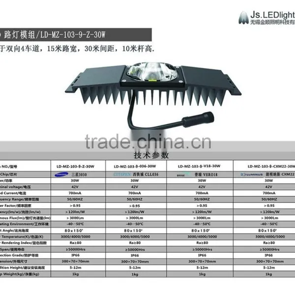 30W High Efficiency High Luminous Led Street Light Module(LD-MZ-103-9-Z) photo-3