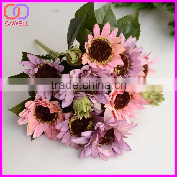 Cheaper Plastic Wholesale Silk Flowers Sunflowers photo-5