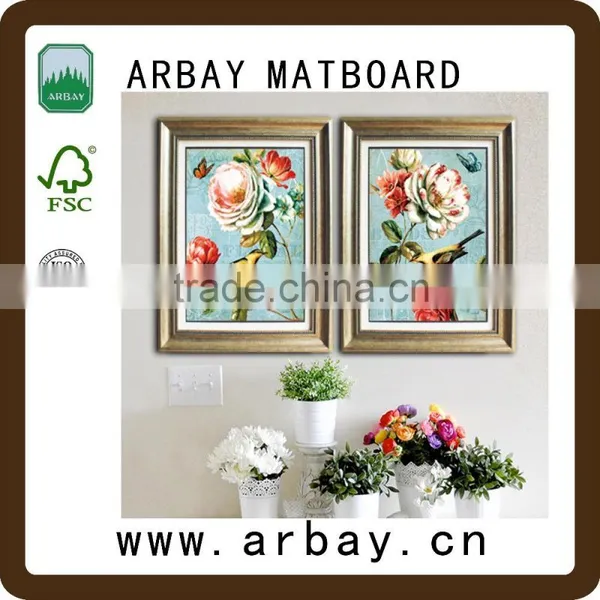 Hot Sale 32*40 Paper Matboard/suede Mat Boards/silver Frame Matboard photo-4