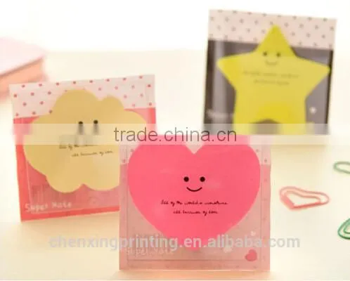Blue Cloudy Bookmark Cartoon Memo Pad Die Cut Sticky Notes photo-5
