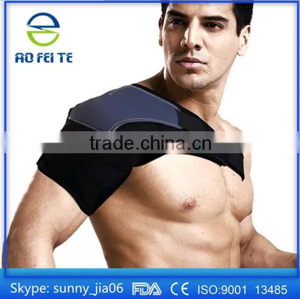 Magnetic Single Shoulder Back Brace Support Gym Bandage Wraps Sport Protective Gear photo-4