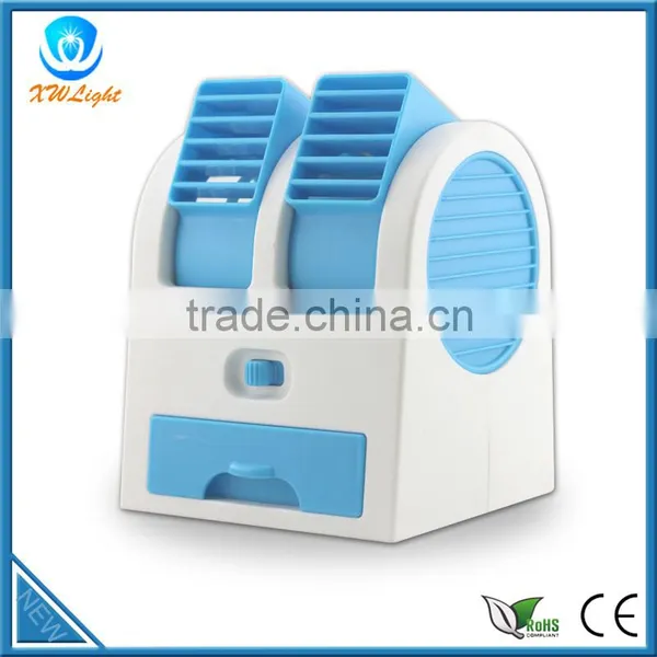 NEWEST 2 Outlet Portable Mini USB Fan DC 5V photo-2