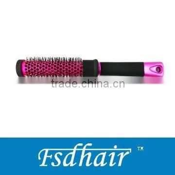 Plastic Aluminum Barrel Hair Brush