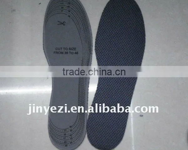 Black Mesh Latex Insoles/mesh Insole/insole Black Latex Cotton Insole