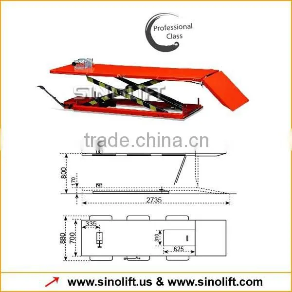 TC500 Motocycle Scissor Lift Tabe photo-3
