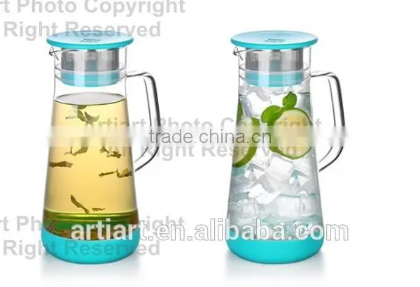 2015 New Product Original Design Fancy Glass Teapot photo-2
