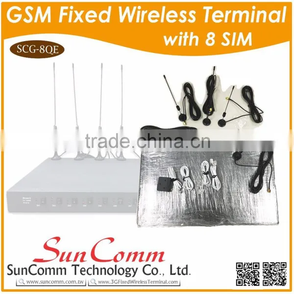 SCG-8Qe GSM Fixed Wireless Terminal/Gateway With 8 Port, 2 Antenna Combiner photo-4