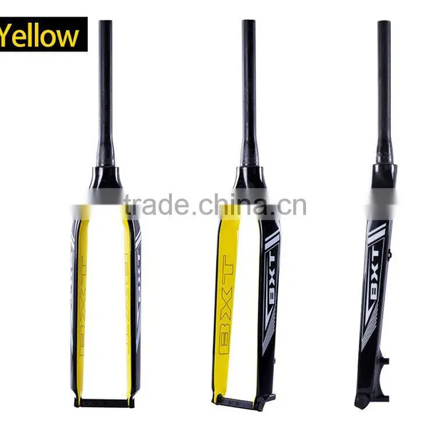 New 27.5ER 29ER Mountain Bicycle Fork Matt/glossy Finish UD Weave Full Carbon Fibre MTB Bike Front Fork photo-4