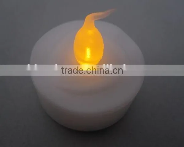 Led Yellow Glittering Candle Light photo-3
