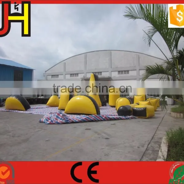 0.6mmPVC 23pcs Inflatable Paintball Bunkers For Archery Games photo-2