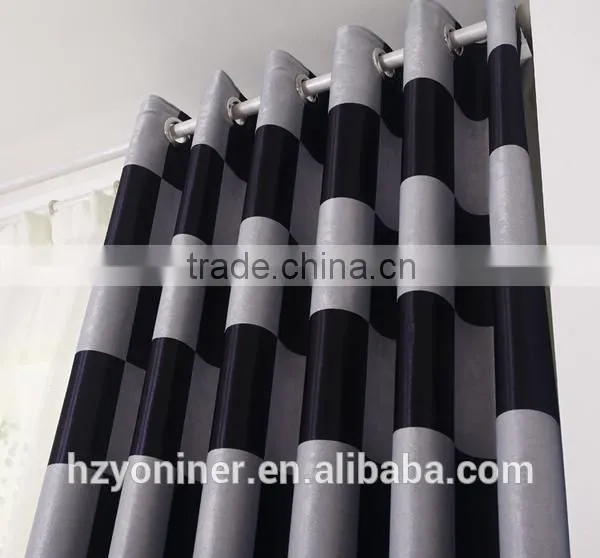 2015 Hot Sale Printed Designed No. 01 Window Curtains, Made- up Black Out Fabric in Home or Hotel
