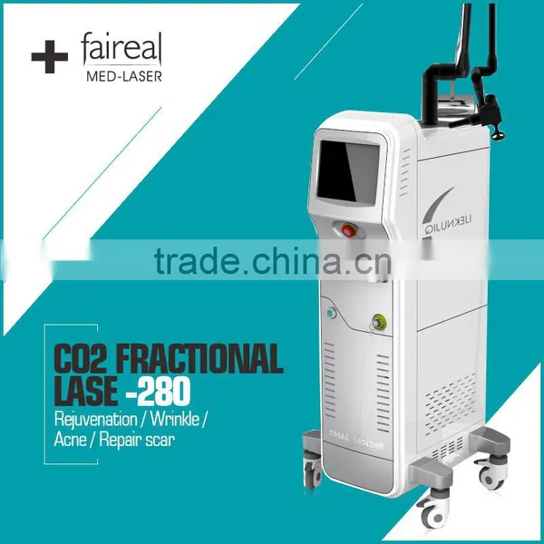 Portable Fractional Co2 Laser Machine Vaginal Rejuvenation 40w KOREA RF TUBE Faireal MED 8.0 Inch photo-2