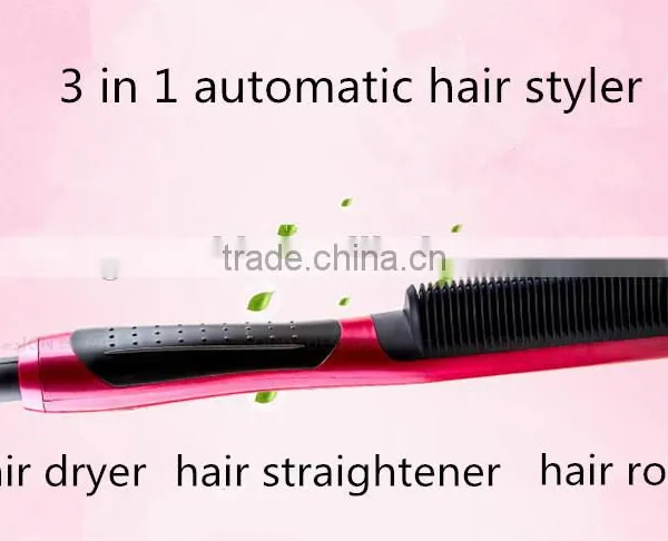 Mutil Ceramic Negative Iron Electric Hair Straightener And Curling Brush photo-4