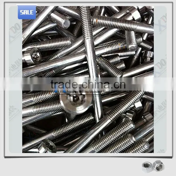 Alloy601/2.4851. Alloy625 / 2.4856. Alloy600 / 2.4816 Full Thread Stainless Steel Hex Bolt photo-5