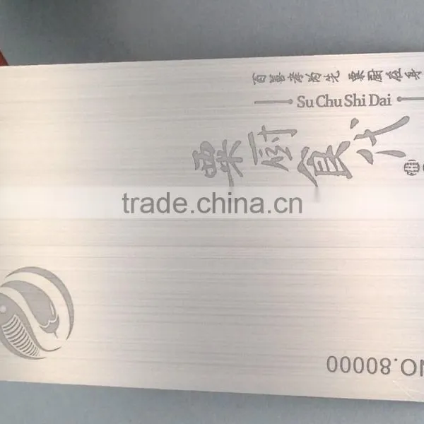 Promotional Stainless Steel Metal Business Card With Magnetic Stripe photo-2