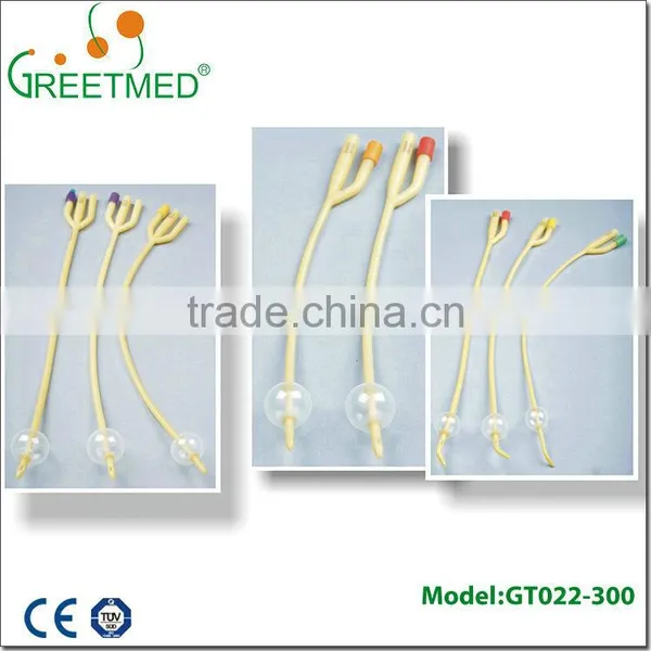 CE FDA Approval 2/3/4 Way Type Double Balloon Foley Catheter photo-3
