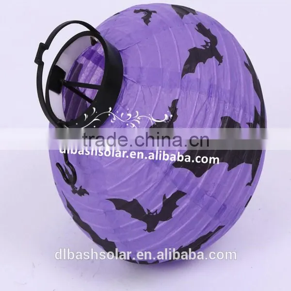 Halloween Hanging Lanterns of Pumpkin Lantern Paper Electric Lanterns photo-5