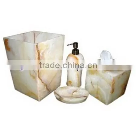 Luxury Colorful Free Sample for Natural ONYX BATHROOM ACCESSORIES COLLECTION photo-2