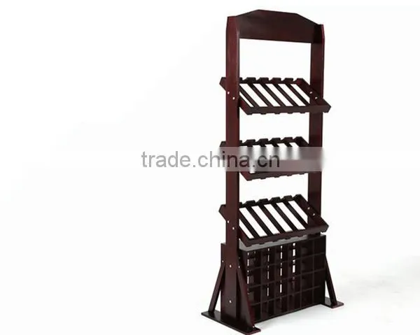 Vertical Wooden Wine Display Racks &Whisky Frame photo-2