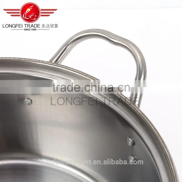 Hot Sale 4pcs Natural Color European-style Stainless Steel Cooking/ Soup Pot Set photo-6