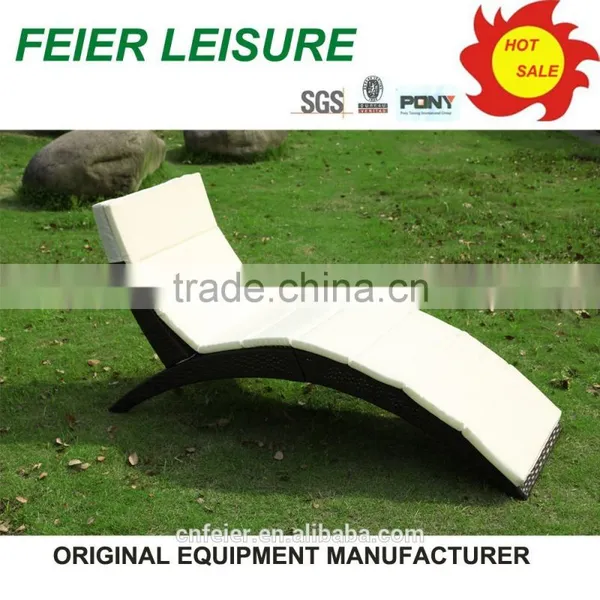 Plastic With Aluminium Sun Lounger for Outdoor photo-3