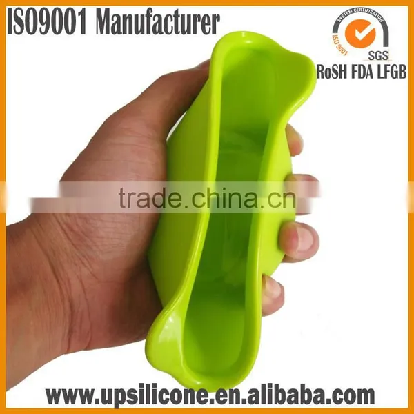 2015 New Heat Resistant Silicone Baby Feeding Bowl for Training photo-4
