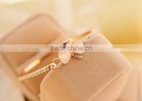 Wholesale Stainless Steel Bracelet Opals Bangle Bracelet photo-6