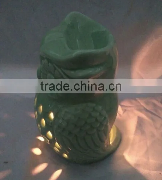 Wholesale Ceramic Owl Tealight Candle Oil Burner photo-4