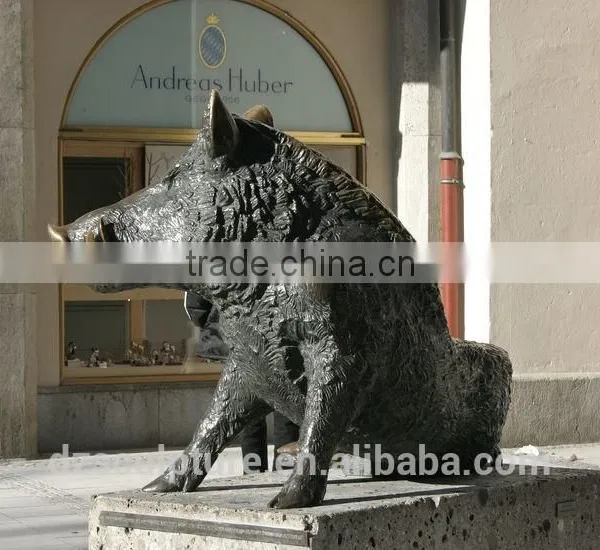 Famous Cast Bronze Wild Boar Statue for Sale photo-4