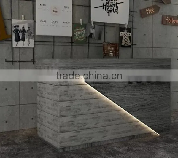 2017 New Style Shop Counter Design Money Counter Reception Counter(BG11-M098) photo-3