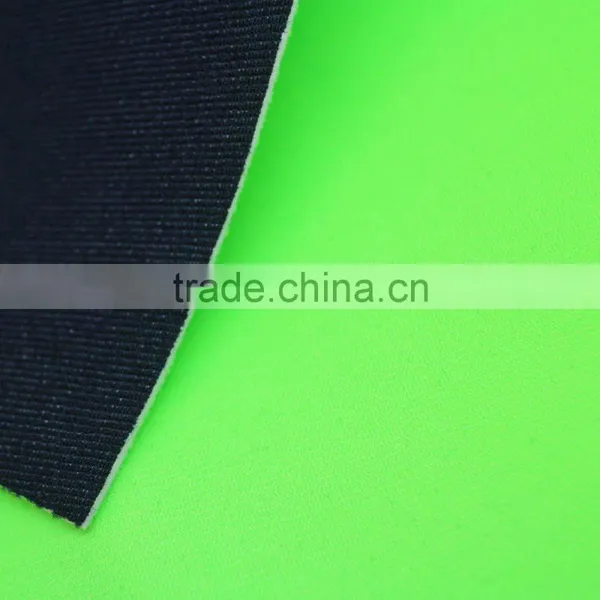 Shiny Green Diving Suit Neoprene With Nylon/polyester Fabric, Excellent Quality Low Price Stretch Fabric Neoprene photo-3