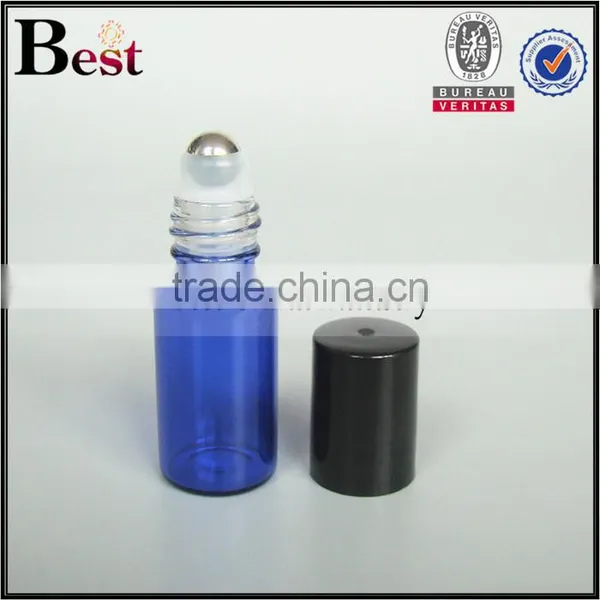 China Best Sellers 5ml 15ml 30ml Fancy Light Blue Cosmetic Perfume Glass Roll on Bottles Essential Oil Roll on Bottle photo-4