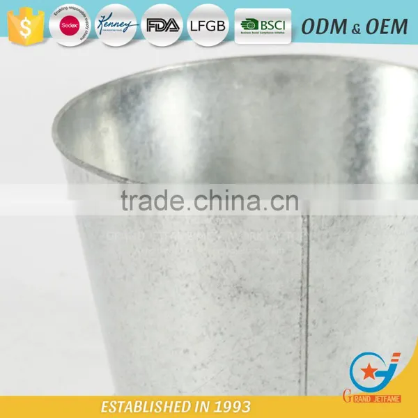 Garden Iron and Zinc Powder Coated Metal Buckets for Flowers Metal Bucket Planters photo-4