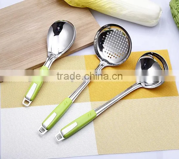 BYX02 Kitchen Utensil Stainless Steel Meal Spoon photo-3