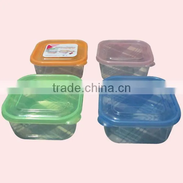 4Pcs Plastic Transparent Plastic Food Container photo-4