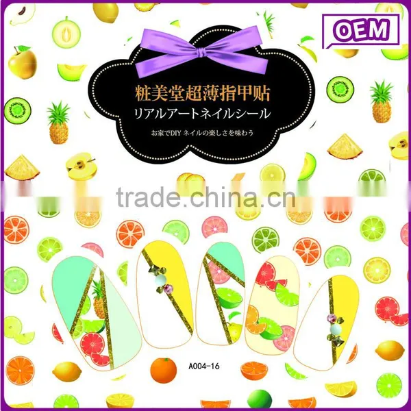 Joyme Nail Art Supplish High Quality Cute Nail Art Sticker Water Transfer Nail Wrap photo-2