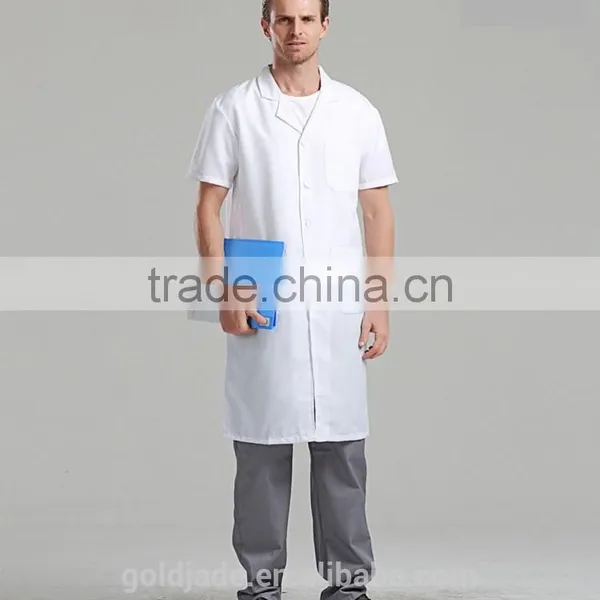 White Medical Coats Labcoat Medical Scrubs Doctor Uniform Nurse Clothing photo-3