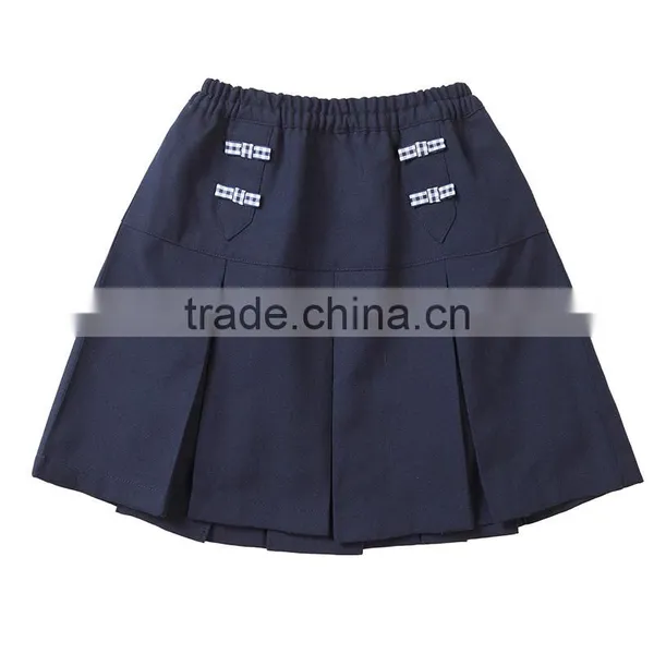 2017 Summer Girls' New Skirt of the New School Ribbon A Skirt photo-2