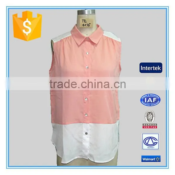 Chiffon Loose New Designs Sexy Summer Color Women Top photo-2